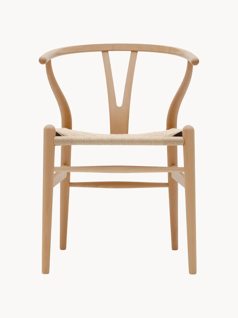 Houten stoel CH24 met handgevlochten zitvlak de Carl Hansen & Søn – photo du produit