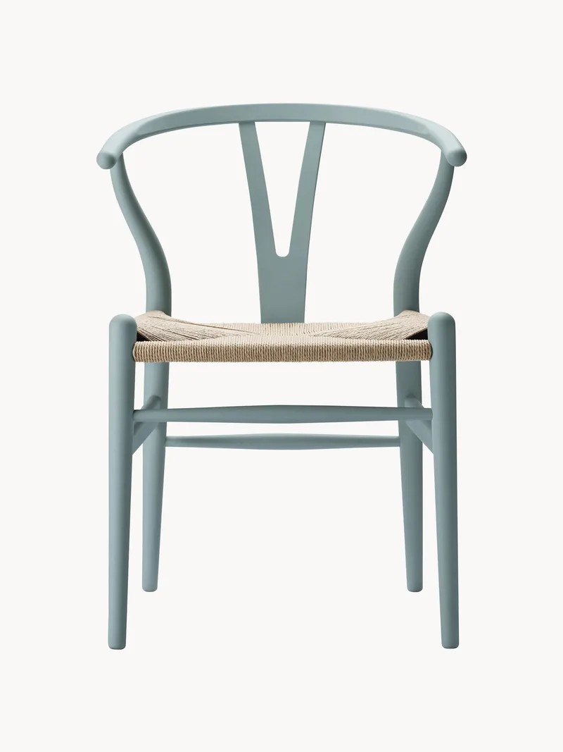 Houten stoel CH24 Wishbone Chair met handgevlochten zitvlak de Carl Hansen & Søn – photo du produit