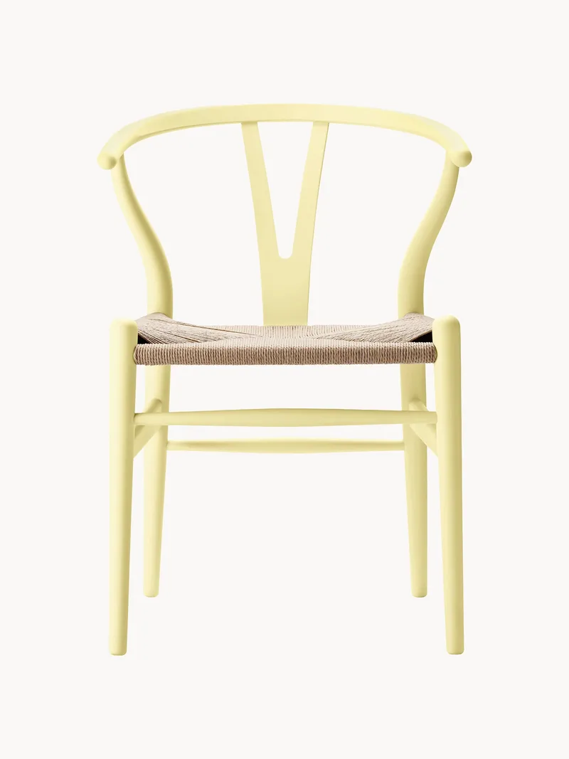 Houten stoel CH24 Wishbone Chair met handgevlochten zitvlak de Carl Hansen & Søn – photo du produit