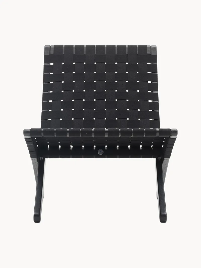 Klappbarer Loungesessel MG501 Cuba mit handgeflochtener Sitzfläche und Rückenlehne von Carl Hansen & Søn – Produktfoto