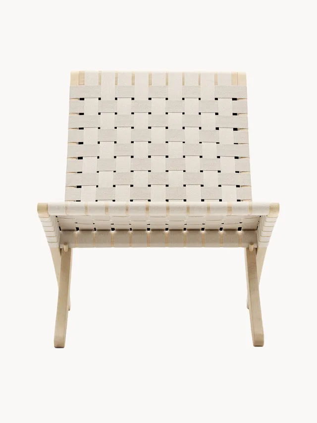 Loungefauteuil MG501 Cuba met handgevlochten zitvlak