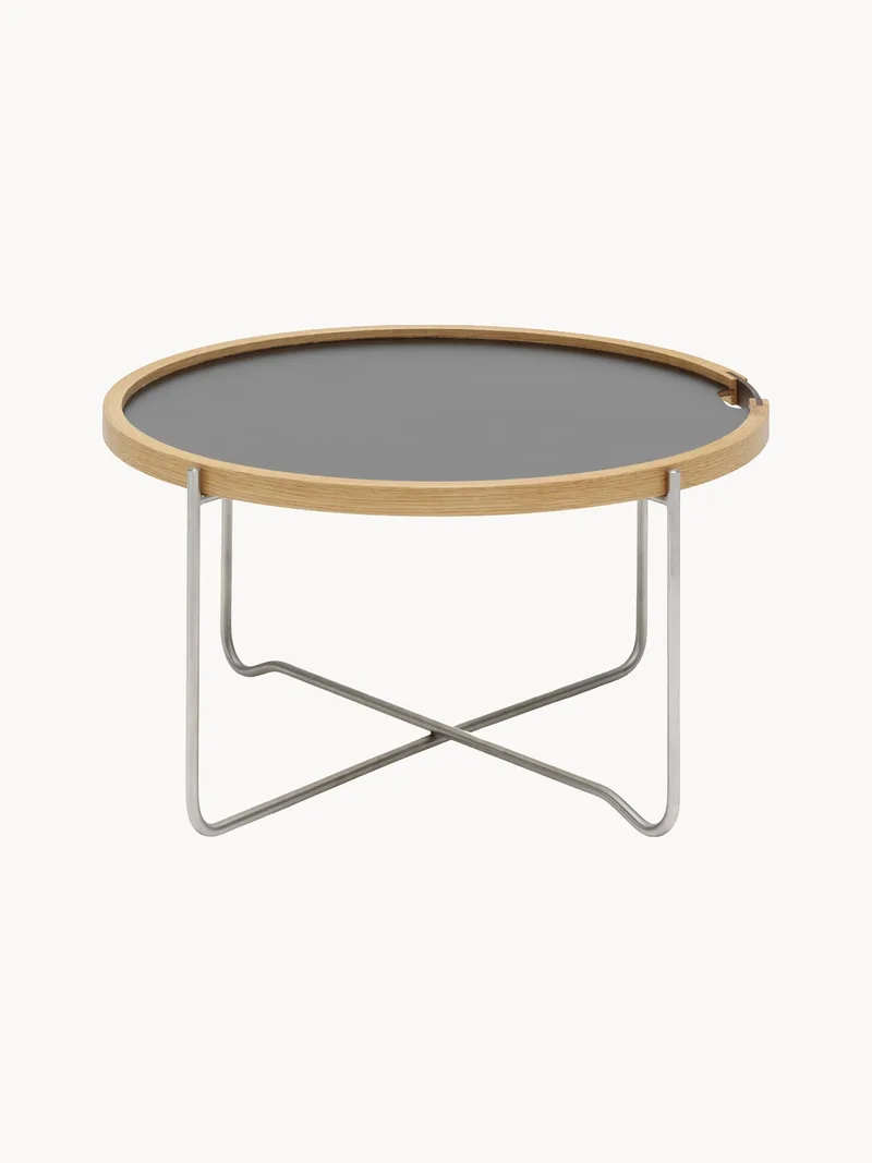 Ronde salontafel CH417 met omkeerbaar dienblad fra Carl Hansen & Søn – produktbillede