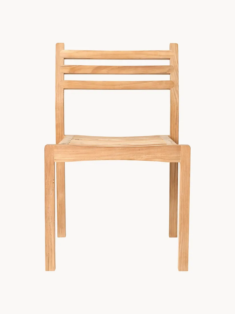 Stapelbare tuinstoel AH501 van teakhout by Carl Hansen & Søn – product photo