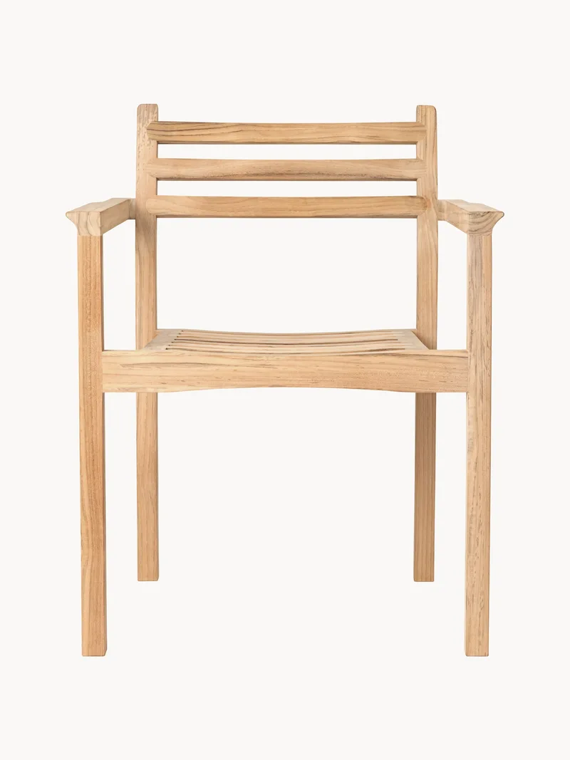 Stapelbare tuinstoel AH502 van teakhout by Carl Hansen & Søn – product photo
