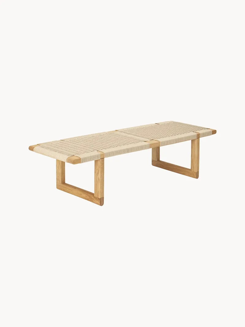 Zitbank BM0489 met handgevlochten zitvlak de Carl Hansen & Søn – photo du produit