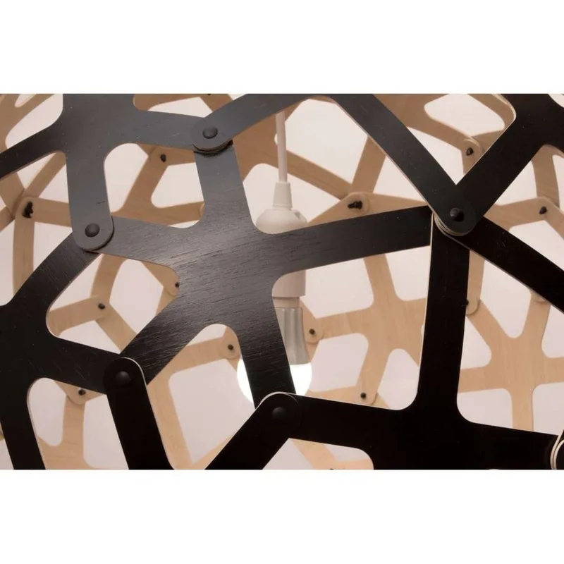 Coral Hanglamp Ø60 Zwart 1 Kant by David Trubridge – product photo