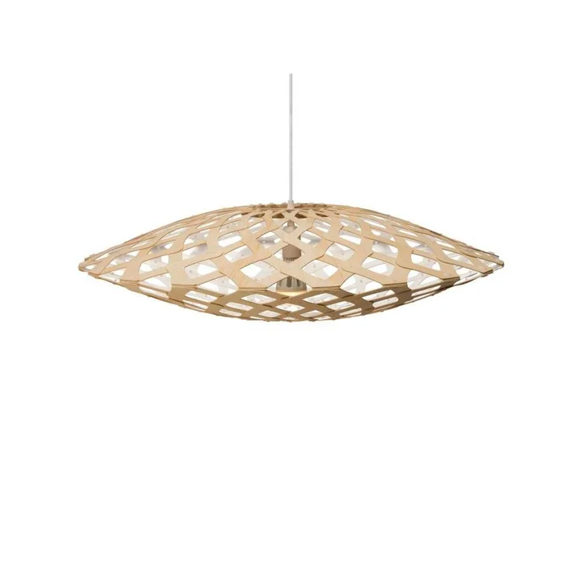 Flax Hanglamp Ø80 Wit 1 Kant by David Trubridge – product photo