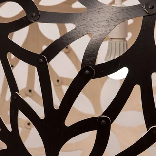 Floral Hängelampe Ø 60cm by David Trubridge in Black – product photo 2 of 3