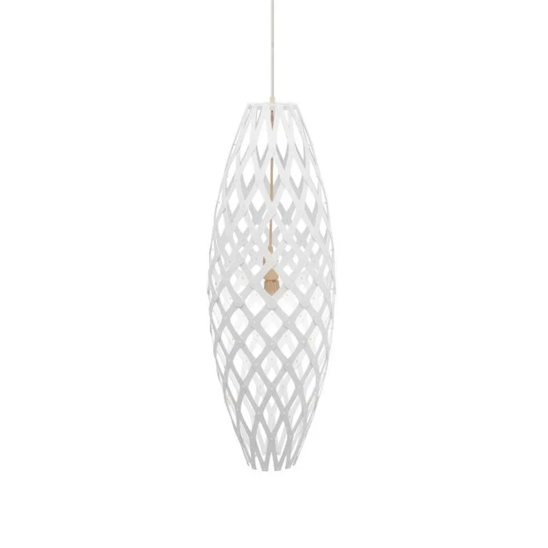 Hinaki hanglamp 90 cm wit van David Trubridge – productfoto