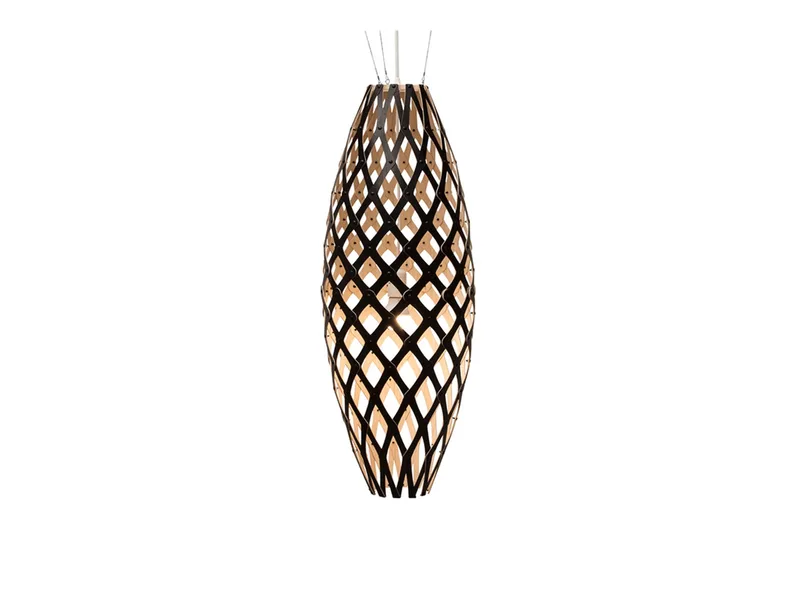 Hinaki Hanglamp H140 Zwart 1 Kant by David Trubridge – product photo