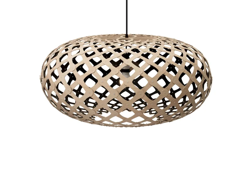 Kina hanglamp Ø 100 cm hout/zwart by David Trubridge – product photo
