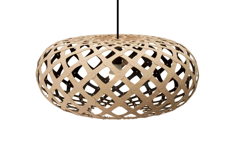Kina hanglamp Ø 60 cm hout/zwart by David Trubridge – product photo