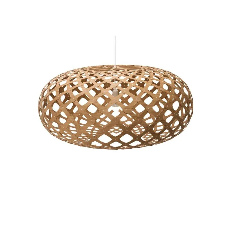 Kina hanglamp Ø 80 cm houtkleur by David Trubridge – product photo