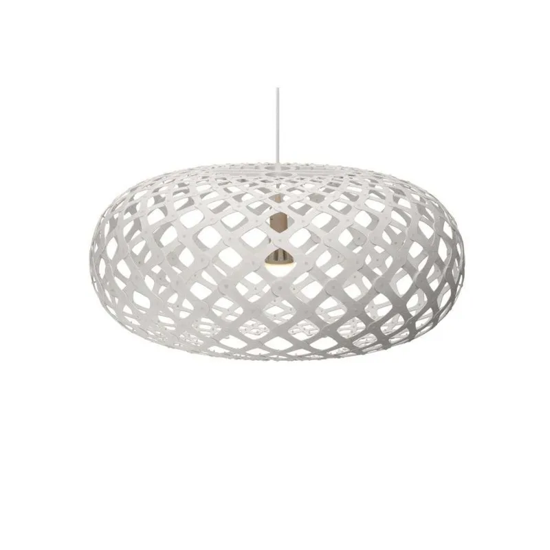 Kina Pendelleuchte Ø 80 cm Weiß von David Trubridge – Produktfoto