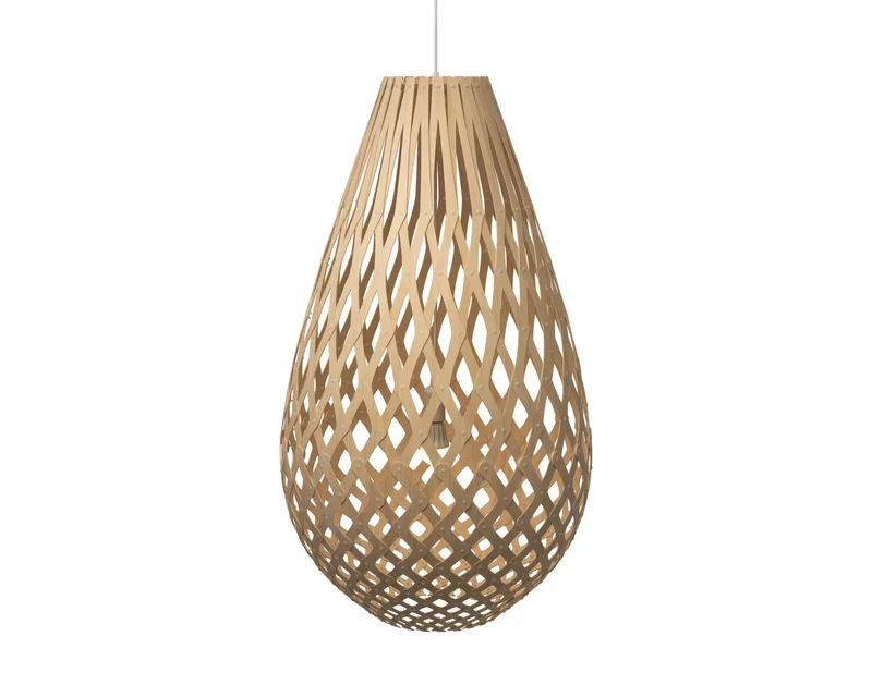Koura hanglamp 100 cm houtkleur by David Trubridge – product photo