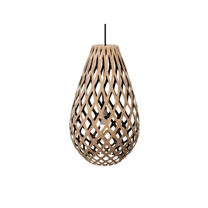 Koura Hanglamp H50 Zwart 1 Kant by David Trubridge – product photo