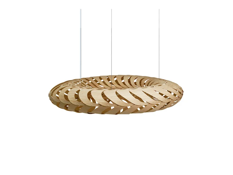Maru Hanglamp Ø110 Bamboo by David Trubridge – product photo