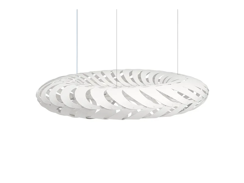 Maru Hanglamp Ø140 Wit 2 Kanten by David Trubridge – product photo