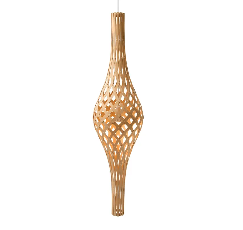 Nikau Hanglamp Wit 1 Kant by David Trubridge – product photo
