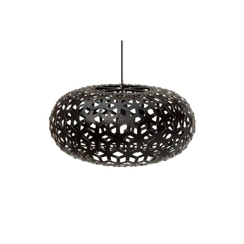 Snowflake hanglamp, Ø 80 cm, zwart by David Trubridge – product photo