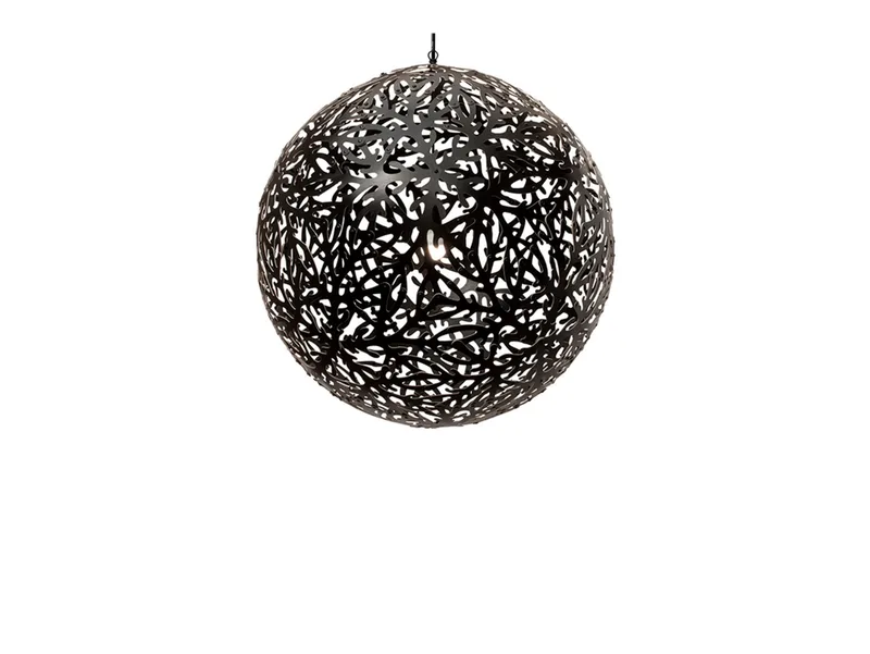 Sola Hanglamp Ø100 Zwart 2 Kanten van David Trubridge – productfoto