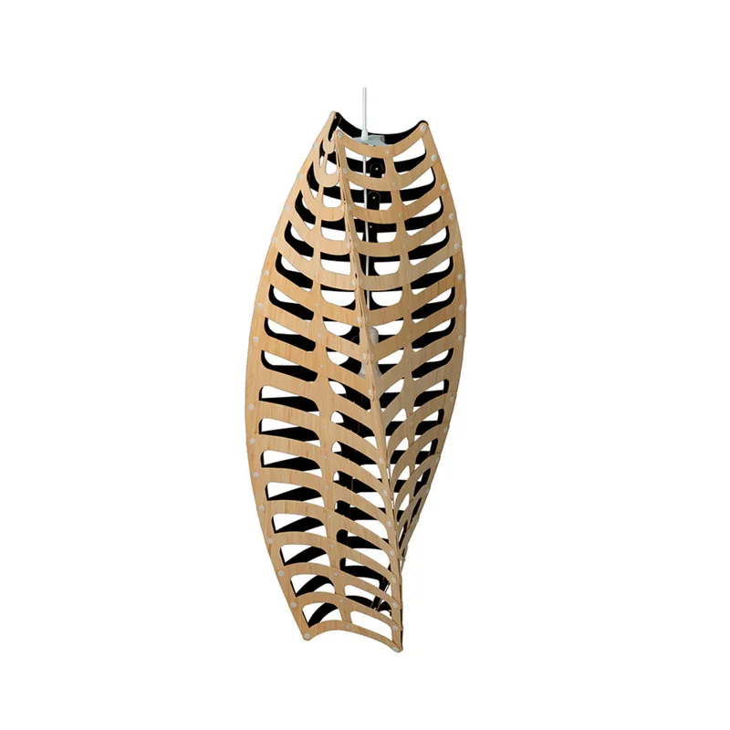 Toru Hanglamp Large 1 Zijde Zwart by David Trubridge – product photo