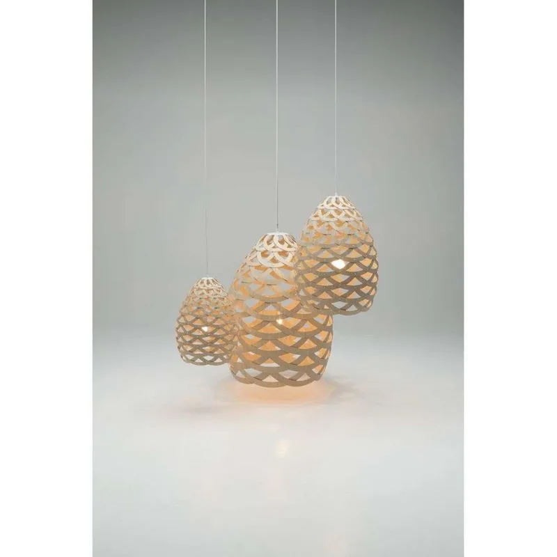 Tui Hanglamp Ø95 Bamboo de David Trubridge – photo du produit