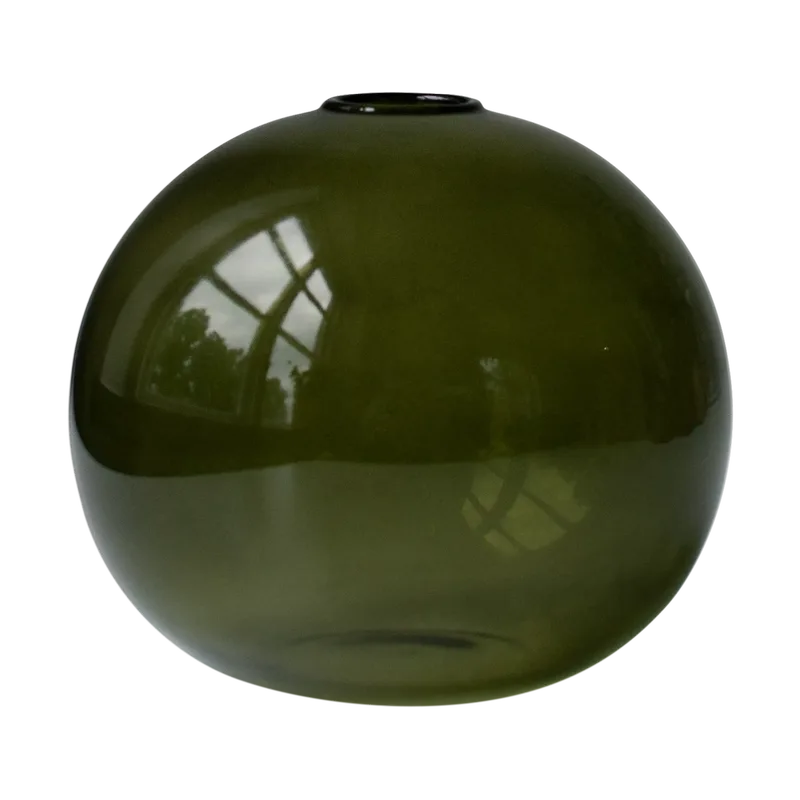 Ball Vase Ø10 cm Green by DBKD – product photo