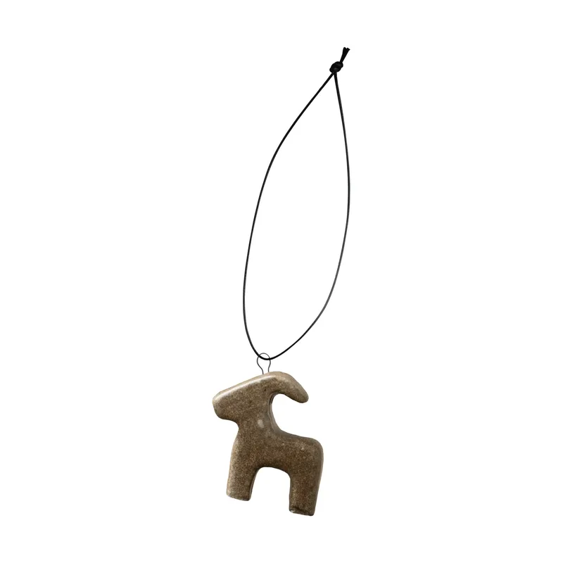 Bruse Dekorationsanhänger Beige, 4x3,5 cm by DBKD – product photo