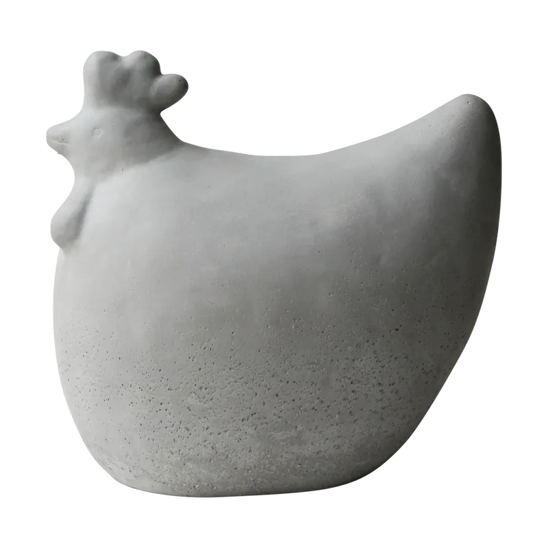 Concrete Huhn Dekoration Large van DBKD – productfoto