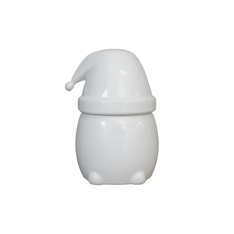 Eating Santa Schale mit Deckel klein Shiny white de DBKD – photo du produit