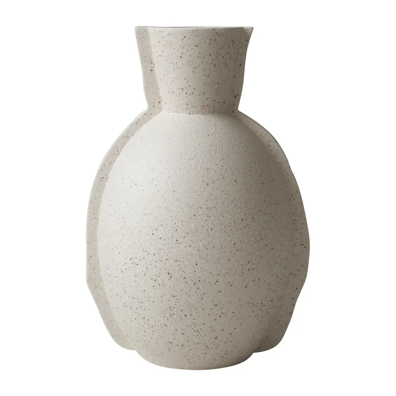Edge Vase H30cm Creme dot de DBKD – photo du produit