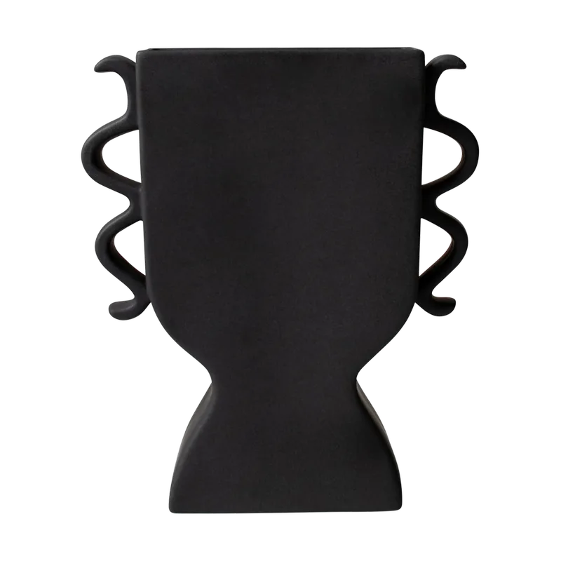 Flache Vase 25 cm Black by DBKD – product photo
