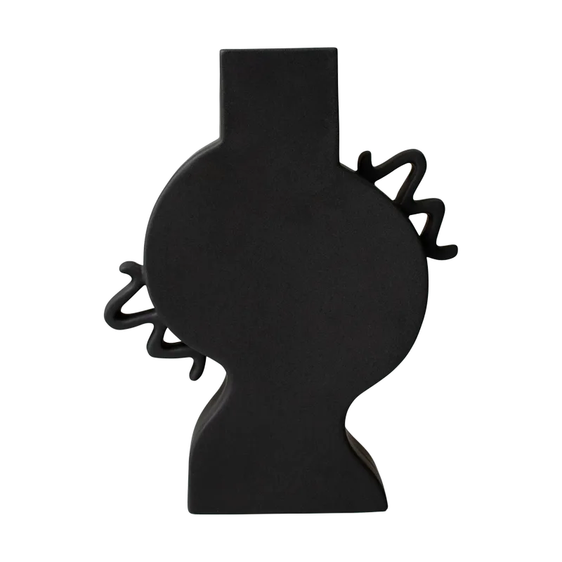 Flache Vase 33 cm Black de DBKD – photo du produit