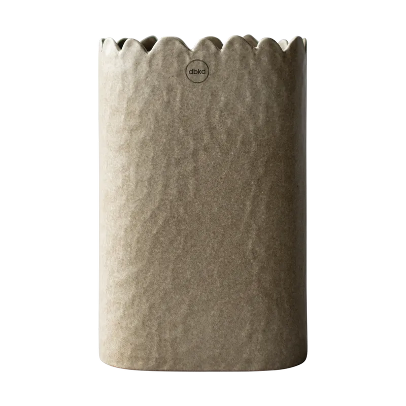 Flowery Vase 20 cm Beige de DBKD – photo du produit