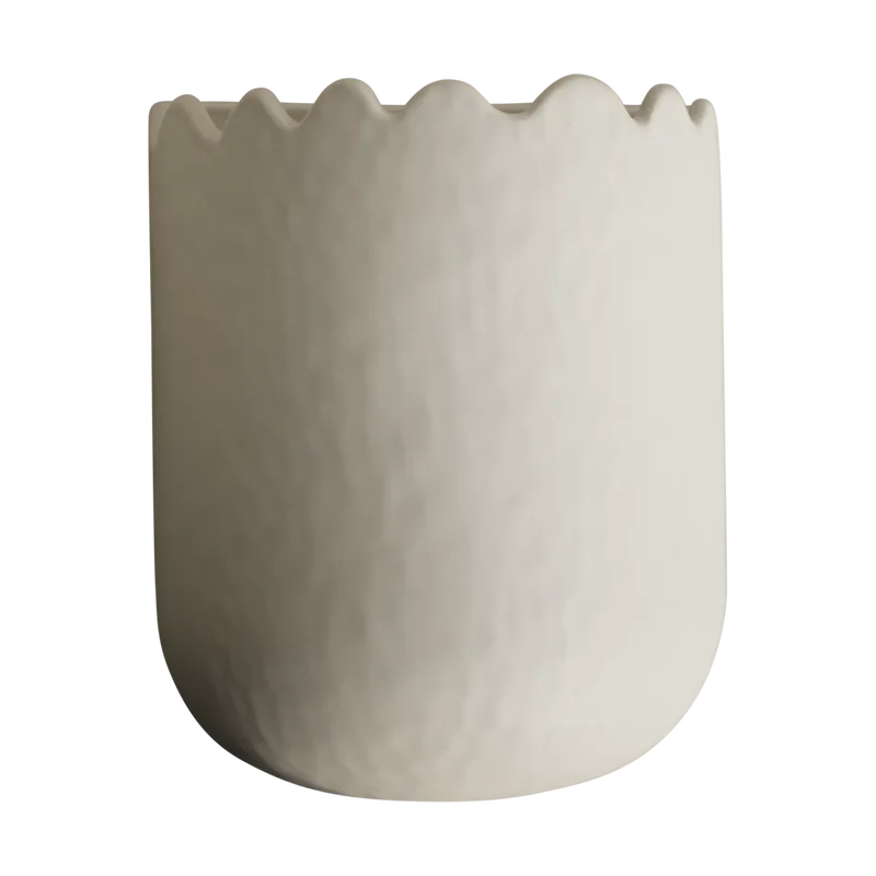 Flowery Wandtopf 19 cm Creme by DBKD – product photo
