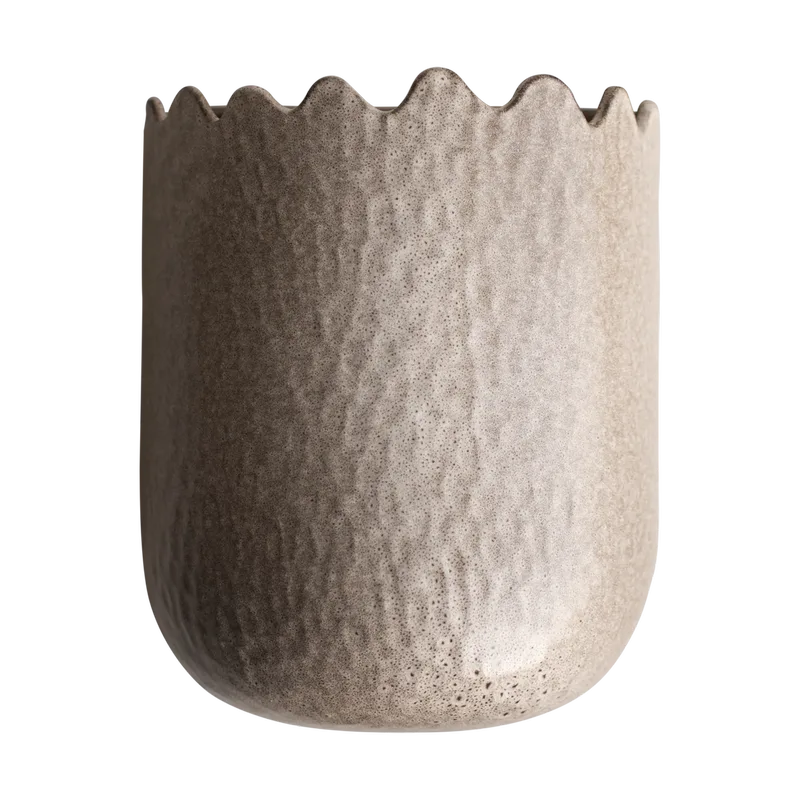 Flowery Wandtopf 24 cm Beige by DBKD – product photo