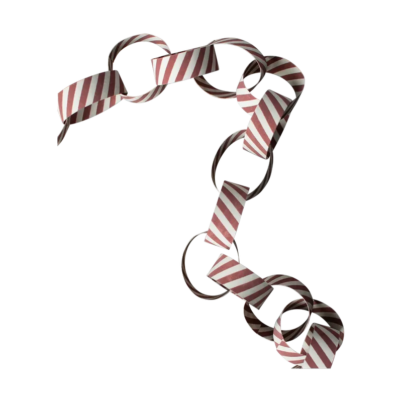 Garland Girlande gestreift Red-white by DBKD – product photo