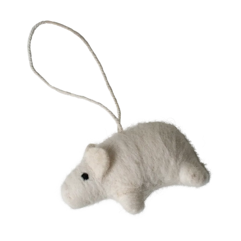 Hanging pig Dekorationsanhänger White van DBKD – productfoto