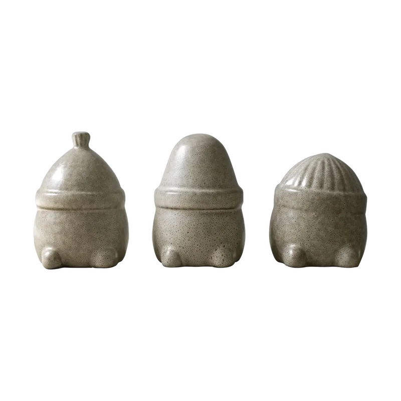 Hipster Triplets Weihnachtsdekoration 3er Pack Beige by DBKD – product photo
