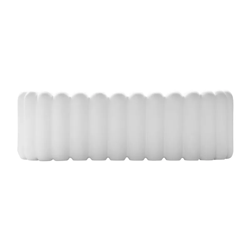 Mist Blumentopf oval small 35cm White de DBKD – photo du produit
