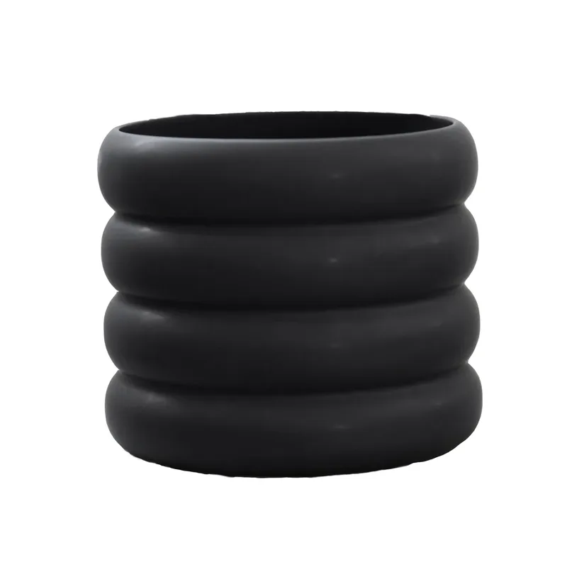 Mud Topf schwarz Mittel, Ø 14cm de DBKD – photo du produit