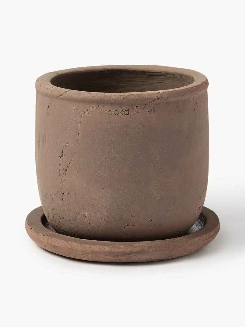 Outdoor bloempot Terra van terracotta, H 18 cm de DBKD – photo du produit