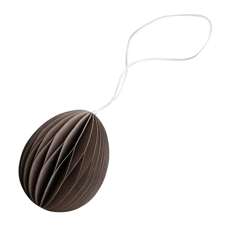 Ovoid Osteranhänger Papier 7 cm Brown by DBKD – product photo