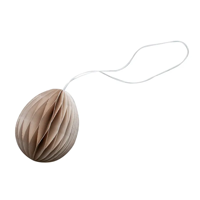 Ovoid Osteranhänger Papier 7 cm Sand by DBKD – product photo