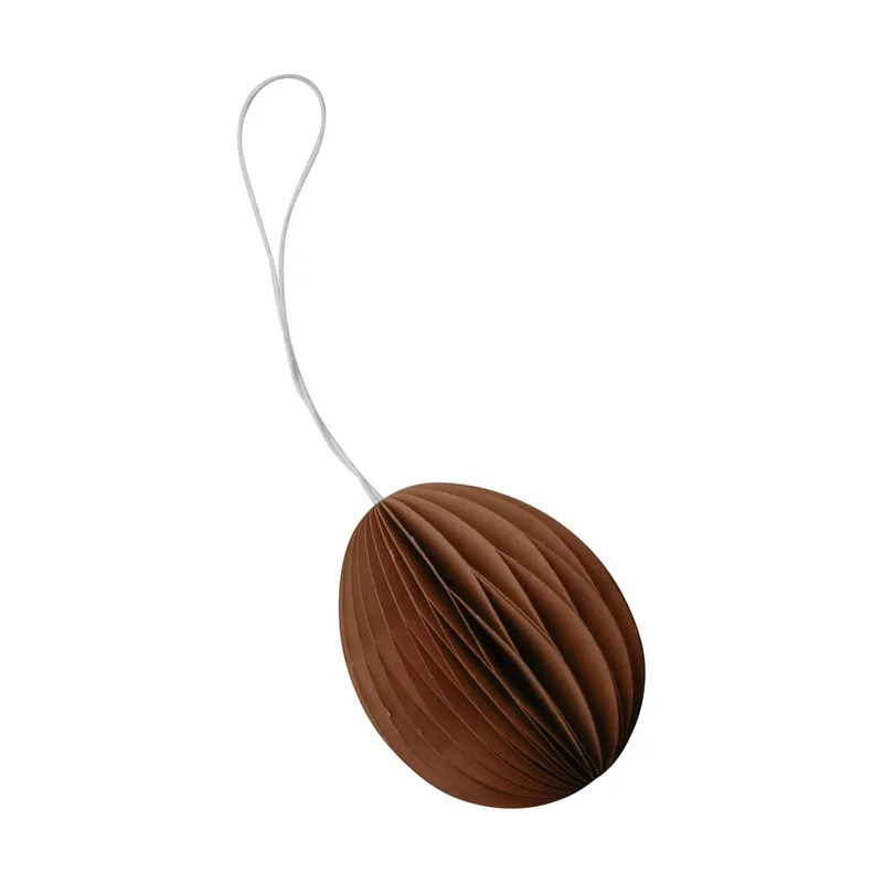 Ovoid Osteranhänger Papier 7 cm Terracotta by DBKD – product photo
