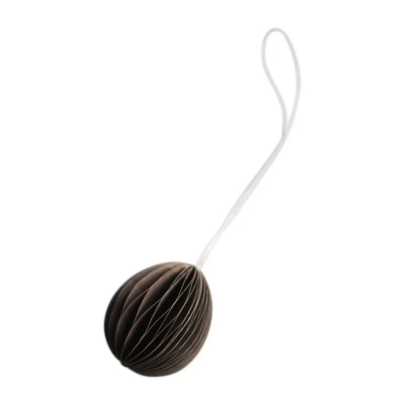 Ovoid Osteranhänger Papier small 4cm Brown de DBKD – photo du produit