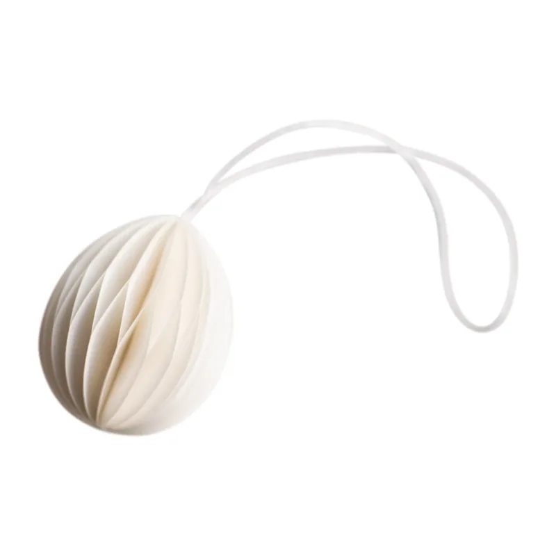 Ovoid Osteranhänger Papier small 4cm White de DBKD – photo du produit