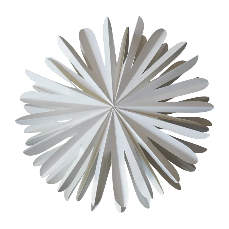 Paper flake Weihnachtsschmuck Extra groß de DBKD – photo du produit