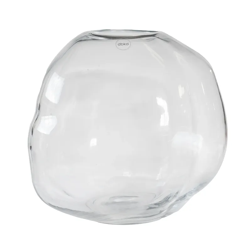 Pebble Vase klar Groß Ø28cm de DBKD – photo du produit